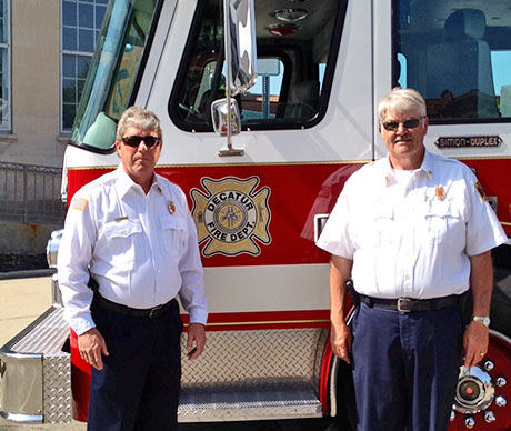 Chief Les Marckel and Assistant Chief Jim Hitchcock