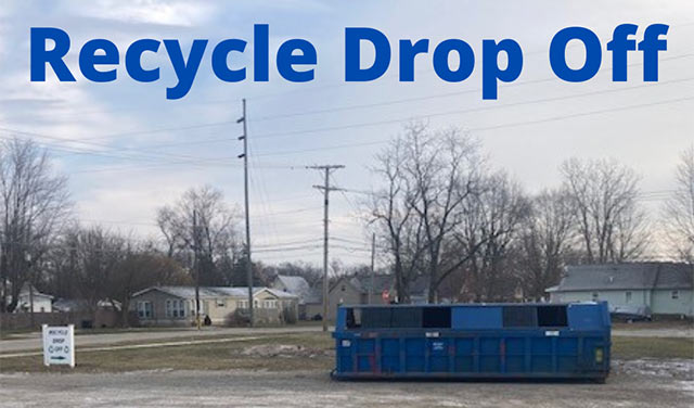 Recycling Drop Off  at Decatur Public Works Dept., 809 W Elm St.